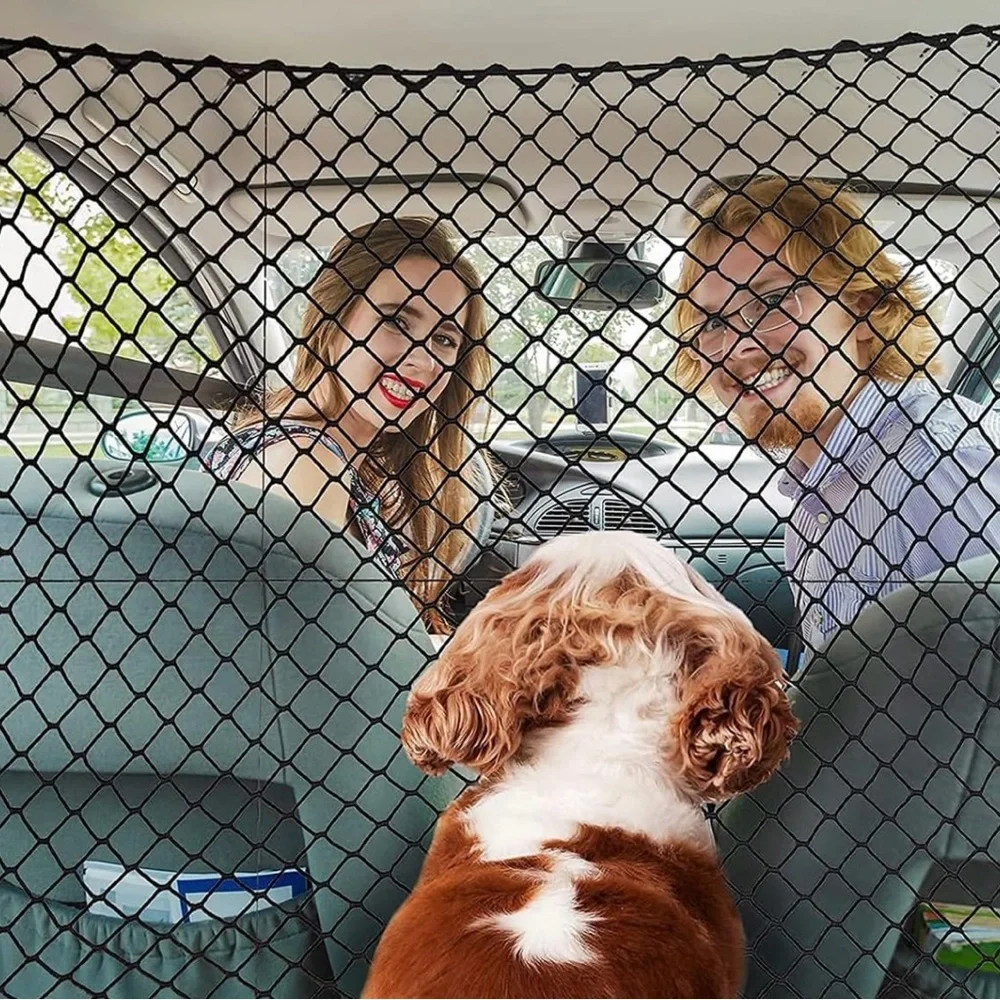 🆑3/$25 Large Auto Pet Net Interior Universal Mesh Pet Barrier Window Car SUV Van